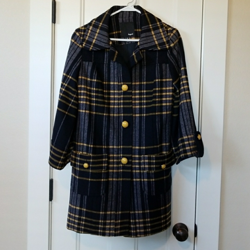 Designer pea coat